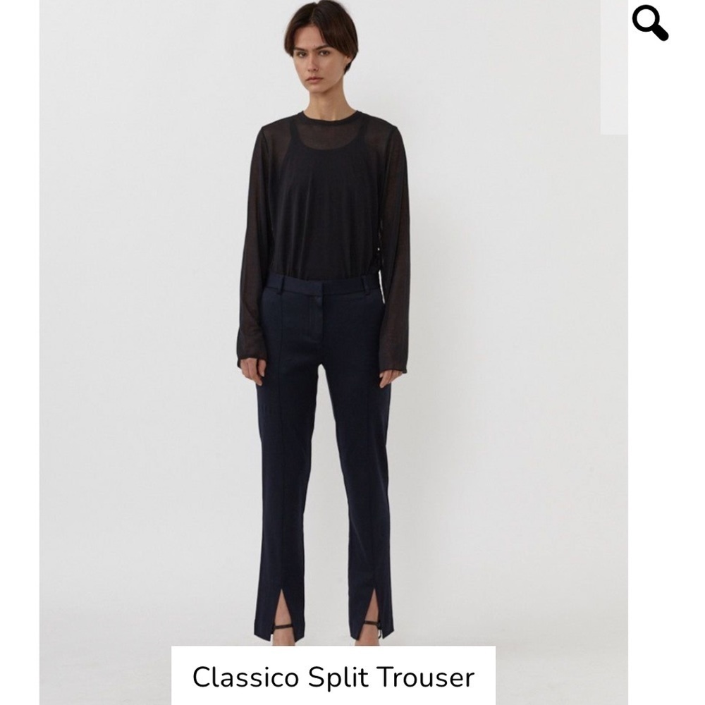 Esse Studios Classico Split Trouser French Navy‎ Size 4